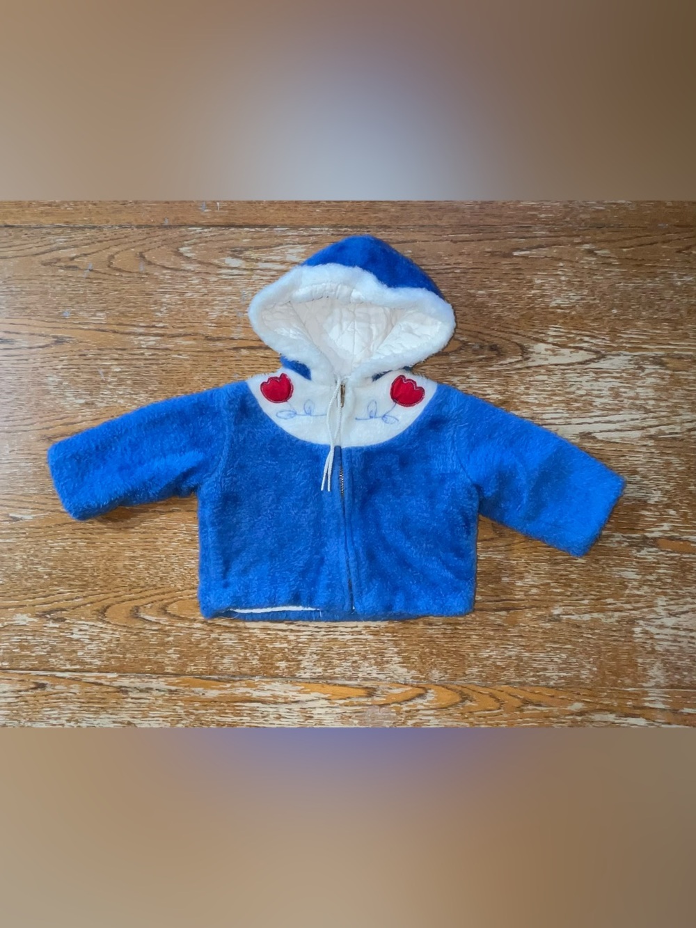Vintage 60’s-70’s Penny’s Toddletime Full Zip Fuzzy Faux Fur Full Zip Jacket.